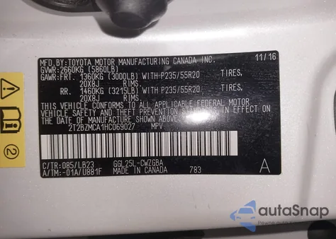 2017 Lexus Rx 350 z USA, uszkodzony, nr VIN 2T2BZMCA1HC069027